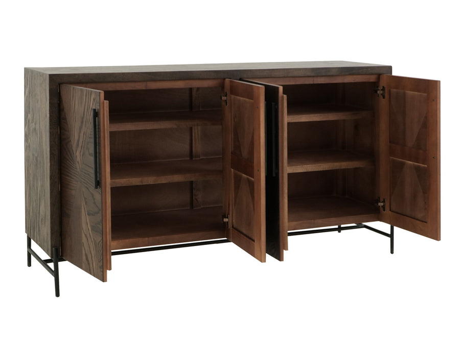 Verona - 4-Door Console - Deep Forest Brown