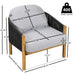Grotta - Outdoor Wood Club Chair (Set of 2)