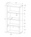 5 Tier For Office Bookshelf, Bookcase, Etagere, Contemporary & Modern