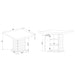 Donna - Bar Table - White