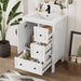 Retro Bathroom Vanity With Sink, Soft Closing Cabinet & Drawers