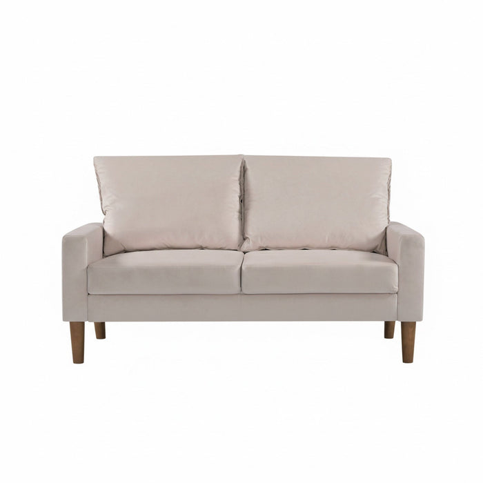 Upholstered Loveseat Sofa, 2 Seater Couch For Living Room Apartment