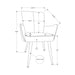 Dining Chair For Kitchen (Set of 2) - Brown
