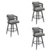 Zella - Outdoor Patio Swivel Counter Stool Set