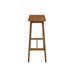 Laverna - 47.25" Wood Top Pub Table - Walnut