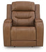 Knightington - 3 Pc. - Power Reclining Sofa, Loveseat And Recliner - Caramel