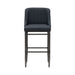 Marvin - Steel Frame Faux Leather Upholstered Bar Height Barstool