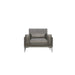 Transitional Fabric Chair - Dark Gray
