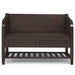 Connaught - Entryway Storage Bench With Shelf - Chestnut
