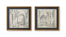 Downyard - Wall Art Set (Set of 2) - Black / Beige