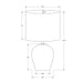 Lighting, Table Lamp, Transitional - Black / Cream