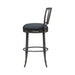 Vince - Commercial Grade Steel Frame Faux Leather Upholstered Swivel Bar Height Barstool