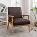 Wide Classic Mid-Century Modern Arm Chair