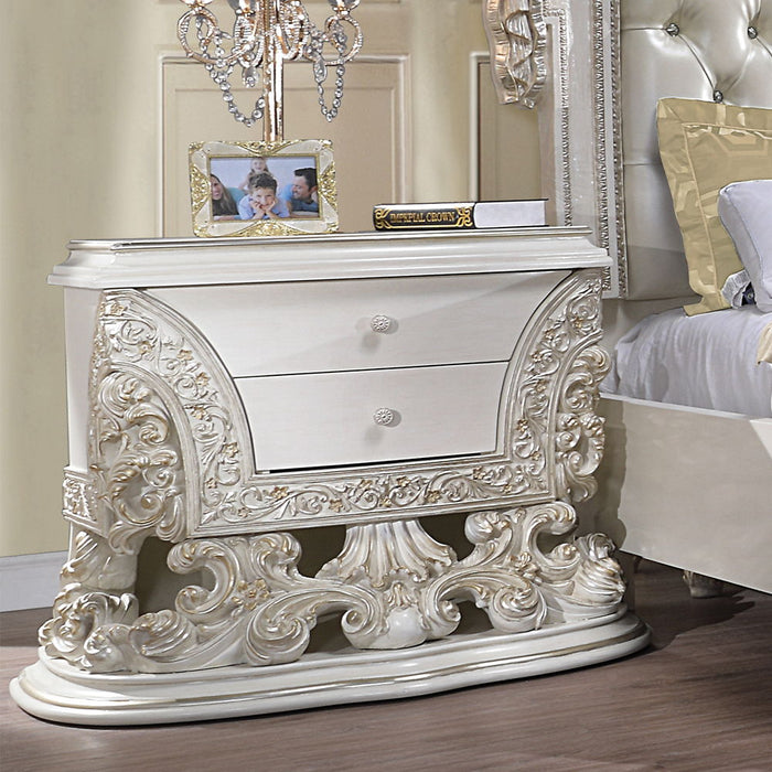 Adara - Nightstand - Antique White