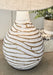 Aleela - Metal Table Lamp  - White / Gold Finish