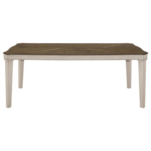 Ronnie - Starburst Dining Table - Nutmeg And Rustic Cream Sacramento Furniture Store Furniture store in Sacramento