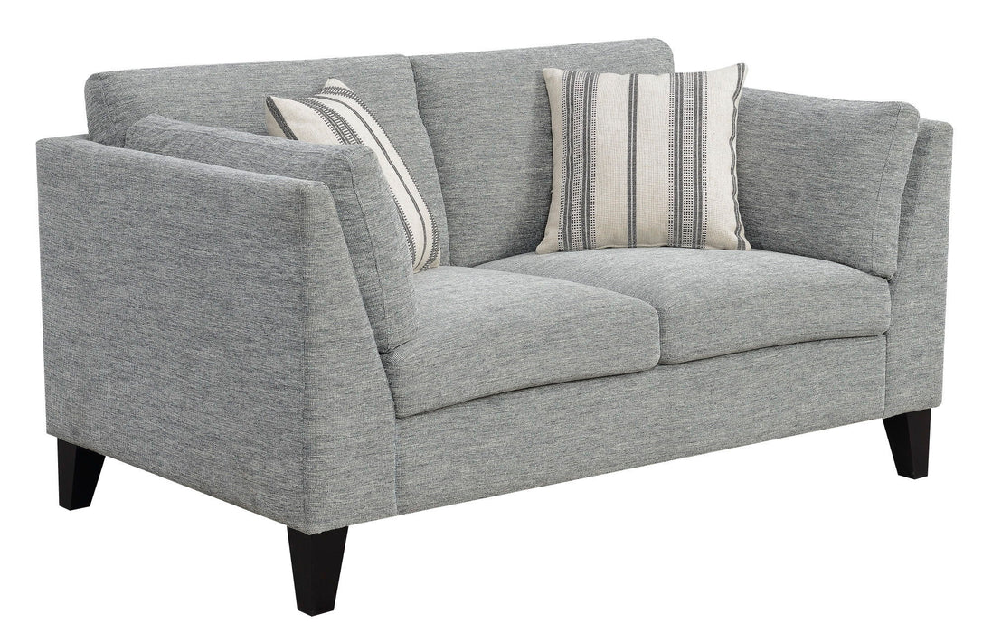Loveseat - Gray - Wood