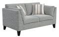 Loveseat - Gray - Wood
