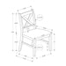Dining Chair Side, Upholstered For Dining Room, Transitional (Set of 2)