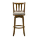 Wren - Modern Farmhouse Swivel Wood Bar Height Kitchen Bar Stool