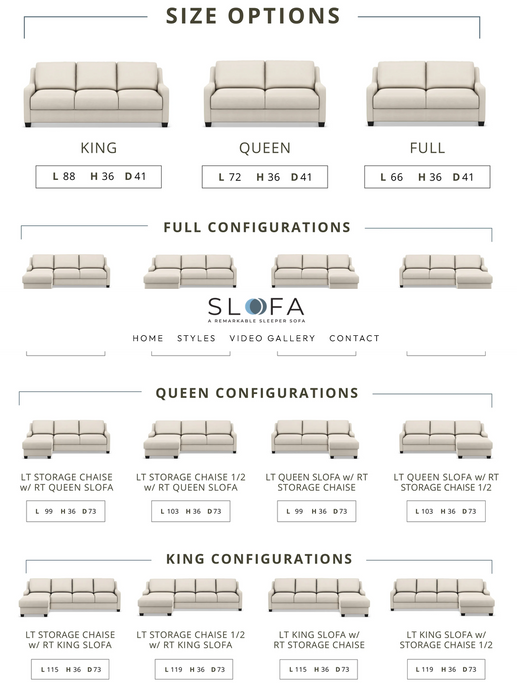 Omnia Leather Dove custom sleeper sofa available in Sacramento and Northern California