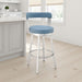 Bryant - Swivel Bar Stool With Silver Frame