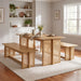 Dining Set, 1 Table & 2 Benches