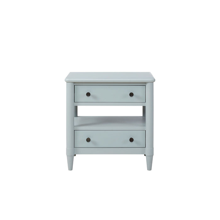 Open Nightstand With 2 Drawers