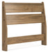 Deanlow - Twin Panel Headboard - Honey