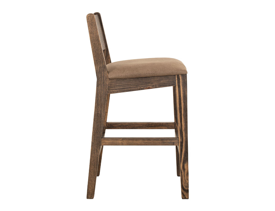 Novus Lodge - Barstool (Set of 2) - Walnut Brown