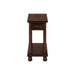 Accent End Table, Storage Drawer, Traditional - Espresso