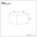 Noreen - Upholstered Square Pouf