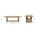 Turnkey - 8 Seater Dining Table - Antique Brown
