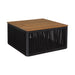 Artesia - Outdoor Patio Coffee Table - Teak / Black