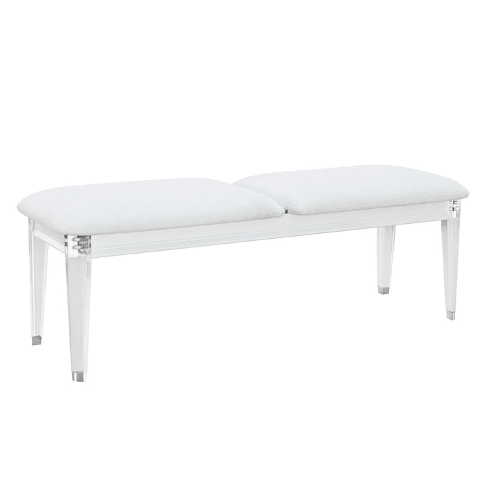 Brenda - Bedroom Bench With Padded Seating - Gray