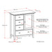 Redmond - Medium Storage Cabinet - Dark Brown