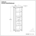 Amherst - 5 Shelf Bookcase, Handcrafted
