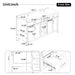 59.1" Minimalist Double Sink Bathroom Vanity With Top, Soft Close Doors & Drawers - White