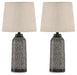 Lanson - Antique Bronze Finish - Metal Table Lamp (Set of 2) Sacramento Furniture Store Furniture store in Sacramento