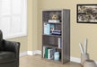 5 Tier For Office Bookshelf, Bookcase, Etagere, Contemporary & Modern