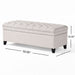 Juliana - Storage Ottoman With Birch Legs