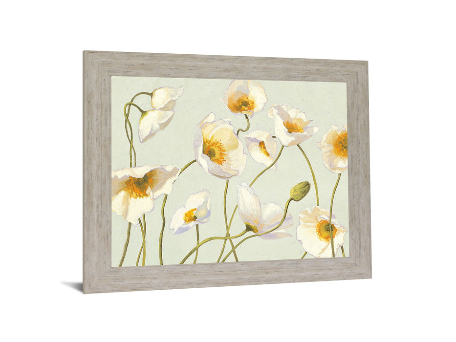 Golden Poppy Whimsy - 28" x 34" Framed Wall Art