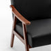 Accent Chair, Classic Mid Century Modern For Extra Seating