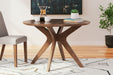 Lyncott - Brown - Round Dining Room Table Sacramento Furniture Store Furniture store in Sacramento