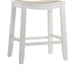 Iyani - Coastal Modern Wood Counter Height Kitchen Bar Stool