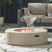 Modern Lightweight Concrete Outdoor Circular Fire Pit 50, 000 Btu