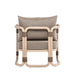 Baja - Outdoor Lounge Chair With Cushion - Brown Eucalyptus / Brown