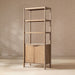 Nolan - Bookcase With Lower Cabinet - Natural
