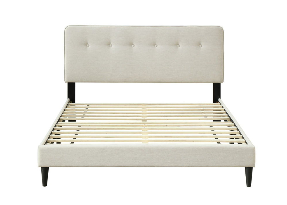 Upholstered Bed Compact With USB