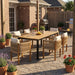 Outdoor Dining Set & Table And Rope Chairs